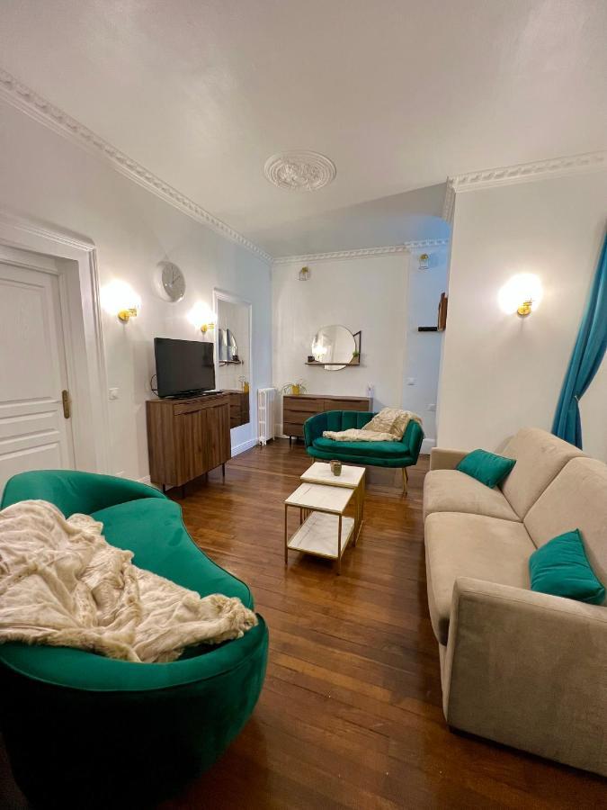 Appartement De Luxe Avec Fresque, Hyper Centre Et Parking Sure Fontainebleau Bagian luar foto